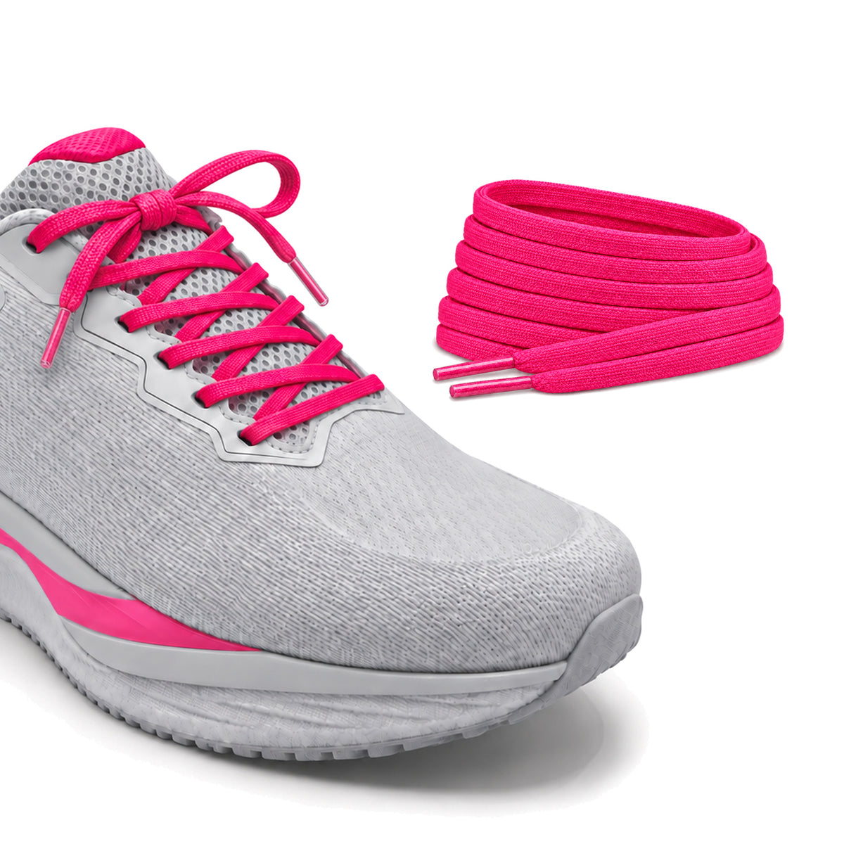 Pink – schnuersenkel flach schmal fussball pink laufschuh grau hell schleife turm