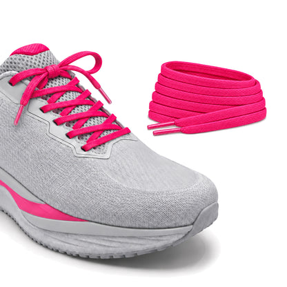 Pink – schnuersenkel flach schmal fussball pink laufschuh grau hell schleife turm