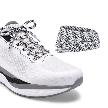 Schwarz Weiss – schnuersenkel flach schmal fussball schwarz weiss laufschuh weiss schleife turm