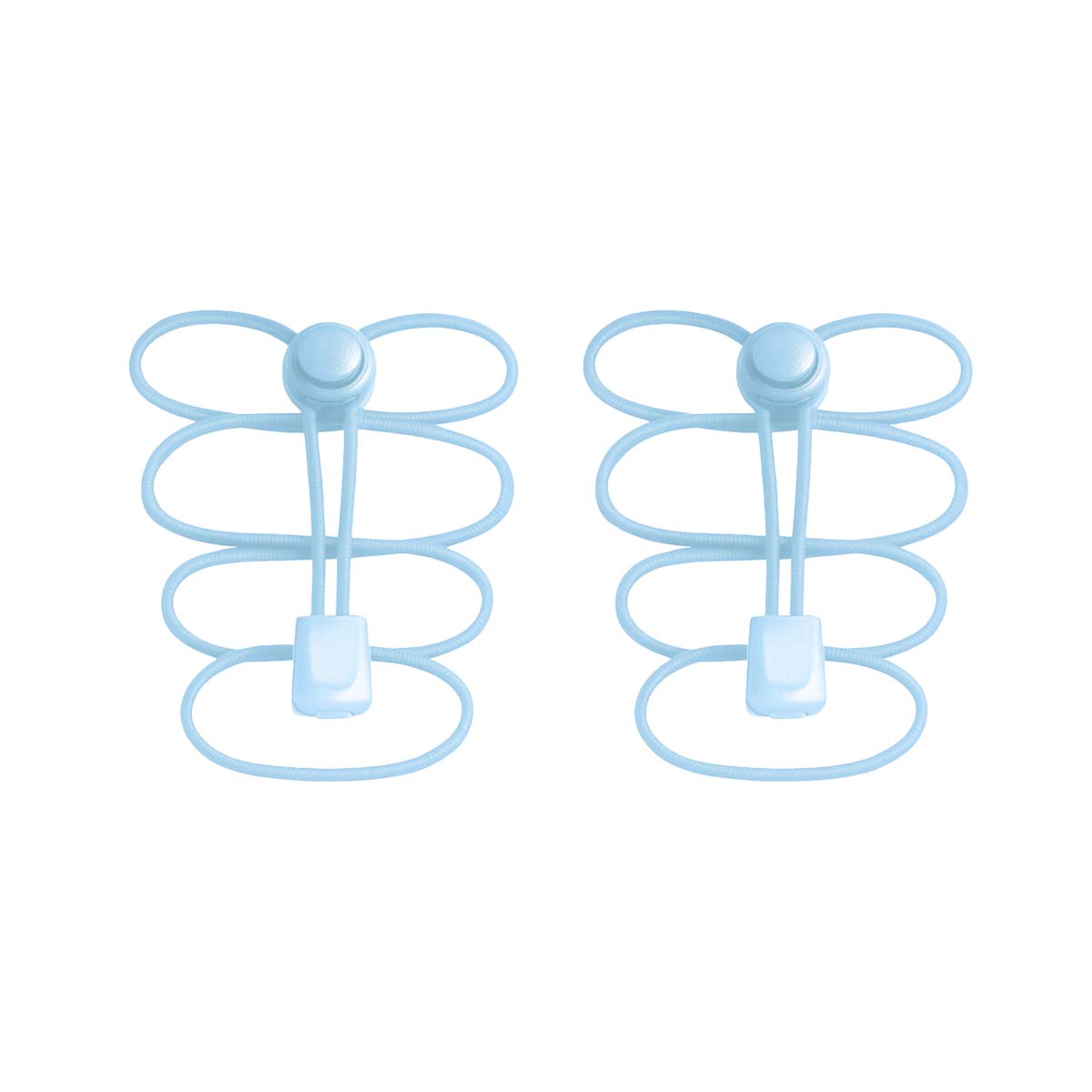 Elastische runde Schnürsenkel mit Schnellverschluss