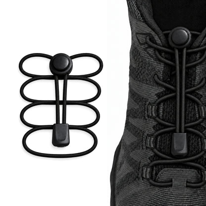 Schwarz – schnuersenkel kordelstopper schnellverschluss schwarz 02 am schuh