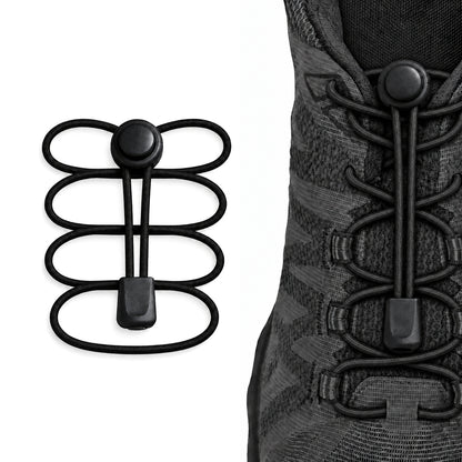 Schwarz – schnuersenkel kordelstopper schnellverschluss schwarz 03 am schuh