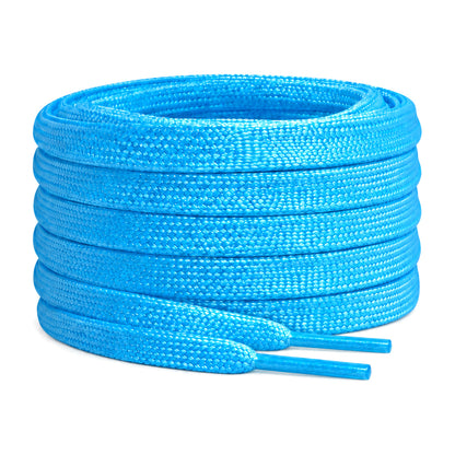 Blau – schnuersenkel leuchtend flach blau 01 hauptbild