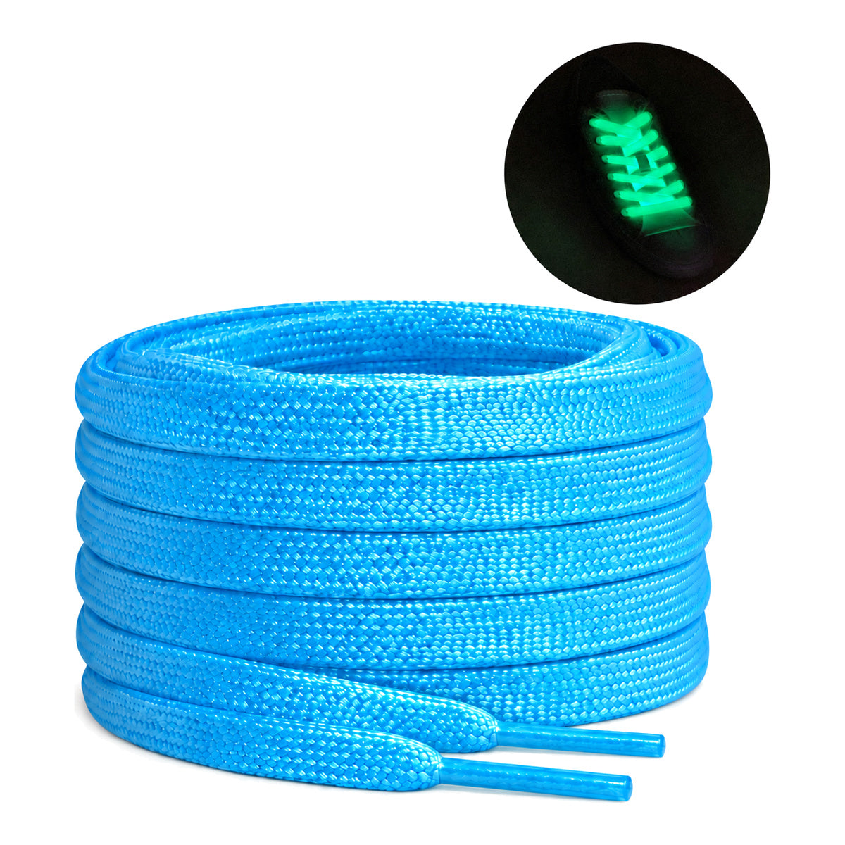 Blau – schnuersenkel leuchtend flach blau 02 tag nacht
