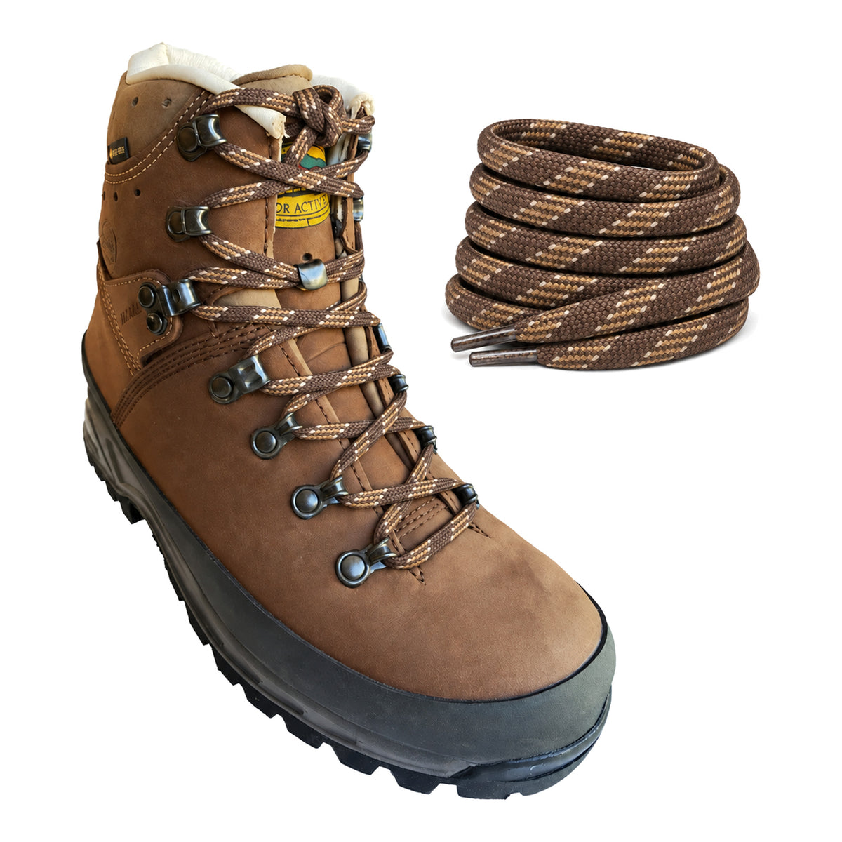 Braun Gemustert – schnuersenkel meindl braun gemustert 02 am schuh