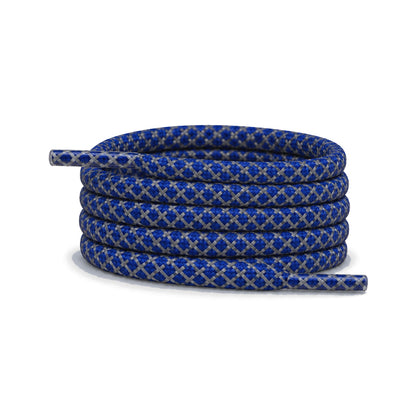 Blau – schnuersenkel reflektierend rund blau