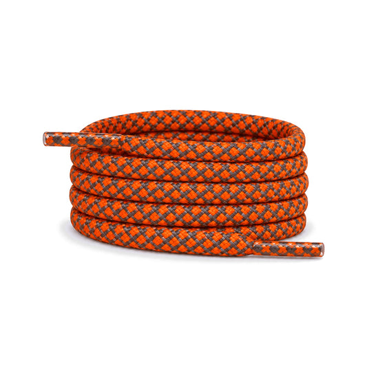 Orange – schnuersenkel reflektierend rund orange