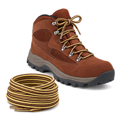 Braun Gelb – schnuersenkel wander braun gelb 03 schuh braun rot