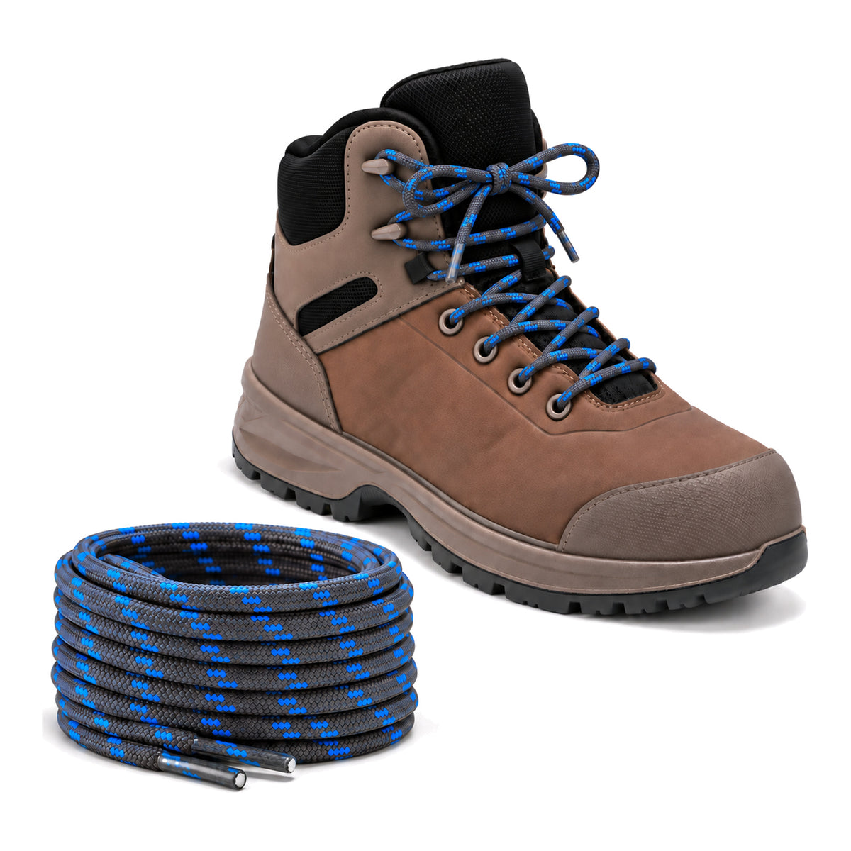 Grau Blau Gemustert – schnuersenkel wander grau blau gemustert 03 schuh braun hell