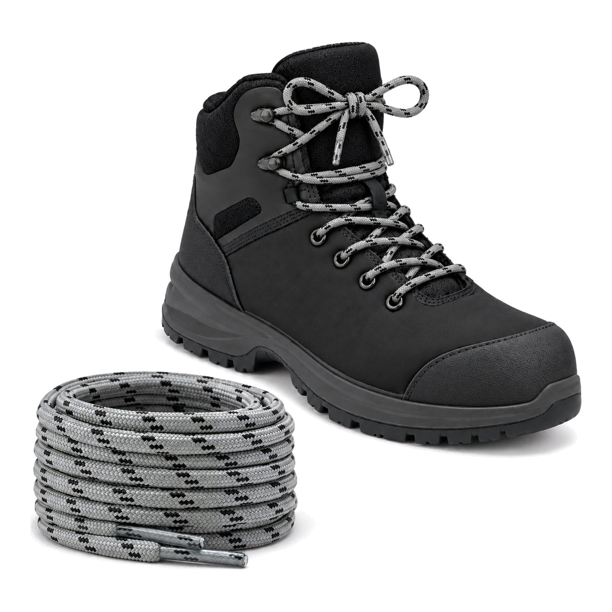 Grau Hell Schwarz Gemustert – schnuersenkel wander grau hell schwarz gemustert 04 schuh schwarz