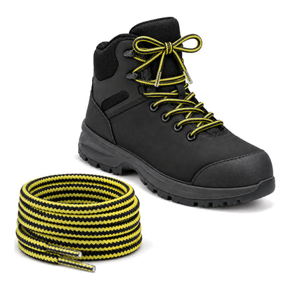 Schwarz Gelb – schnuersenkel wander schwarz gelb 04 schuh schwarz