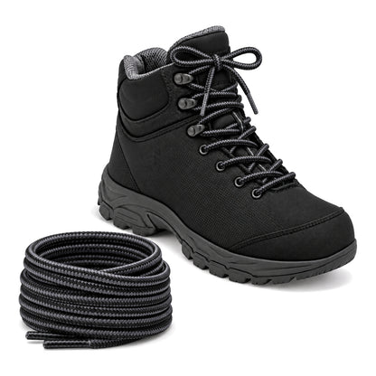 Schwarz Grau – schnuersenkel wander schwarz grau 02 schuh schwarz