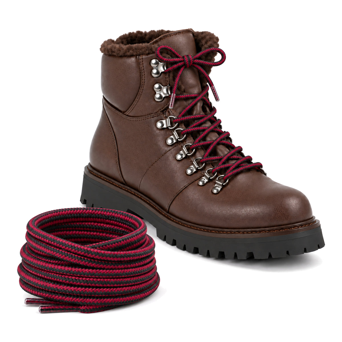 Schwarz Rot – schnuersenkel wander schwarz rot 03 schuh braun dunkel