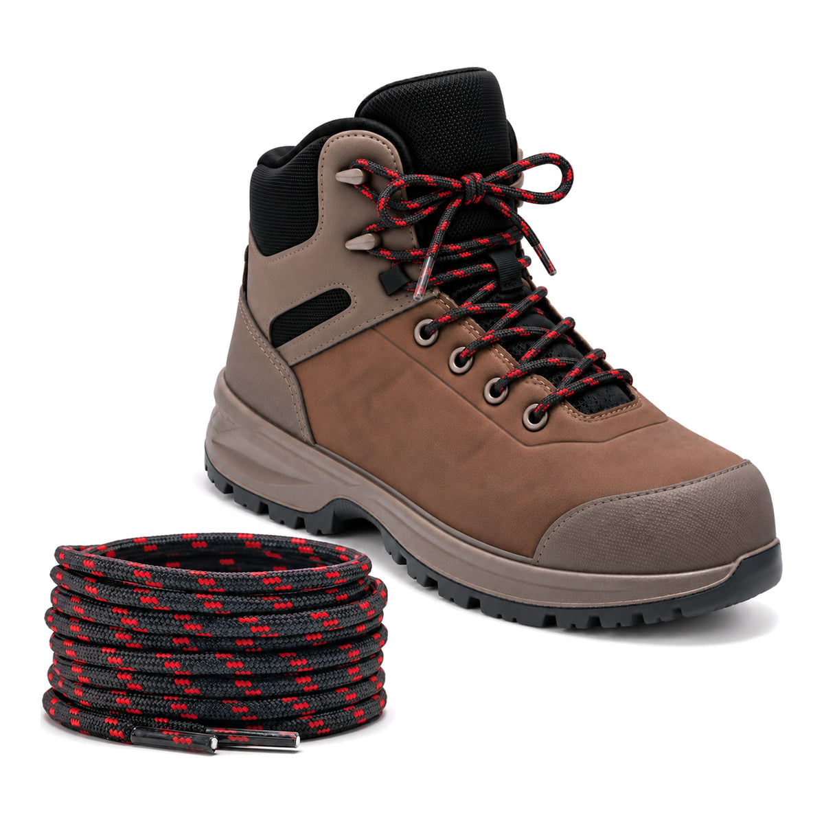Schwarz Rot Gemustert – schnuersenkel wander schwarz rot gemustert 04 schuh braun hell