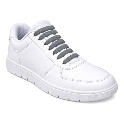Grau – silikon schnuersenkel grau 02 am schuh