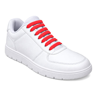 Rot – silikon schnuersenkel rot 02 am schuh