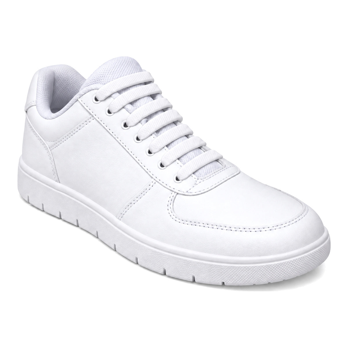 Weiß – silikon schnuersenkel weiss 02 am schuh