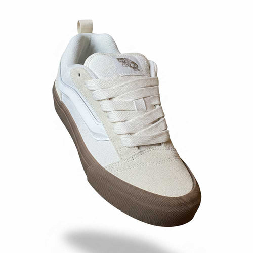 VANS Knu skool Schnürsenkel – Flach 1 cm breit, Weiss