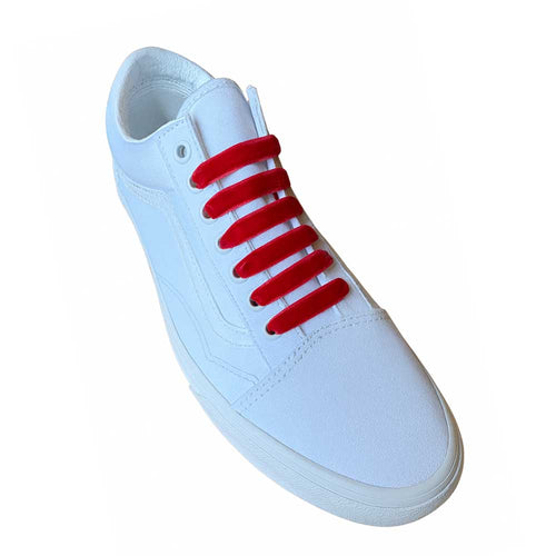 VANS Old Skool Schnürsenkel – Flach Samt, Rot